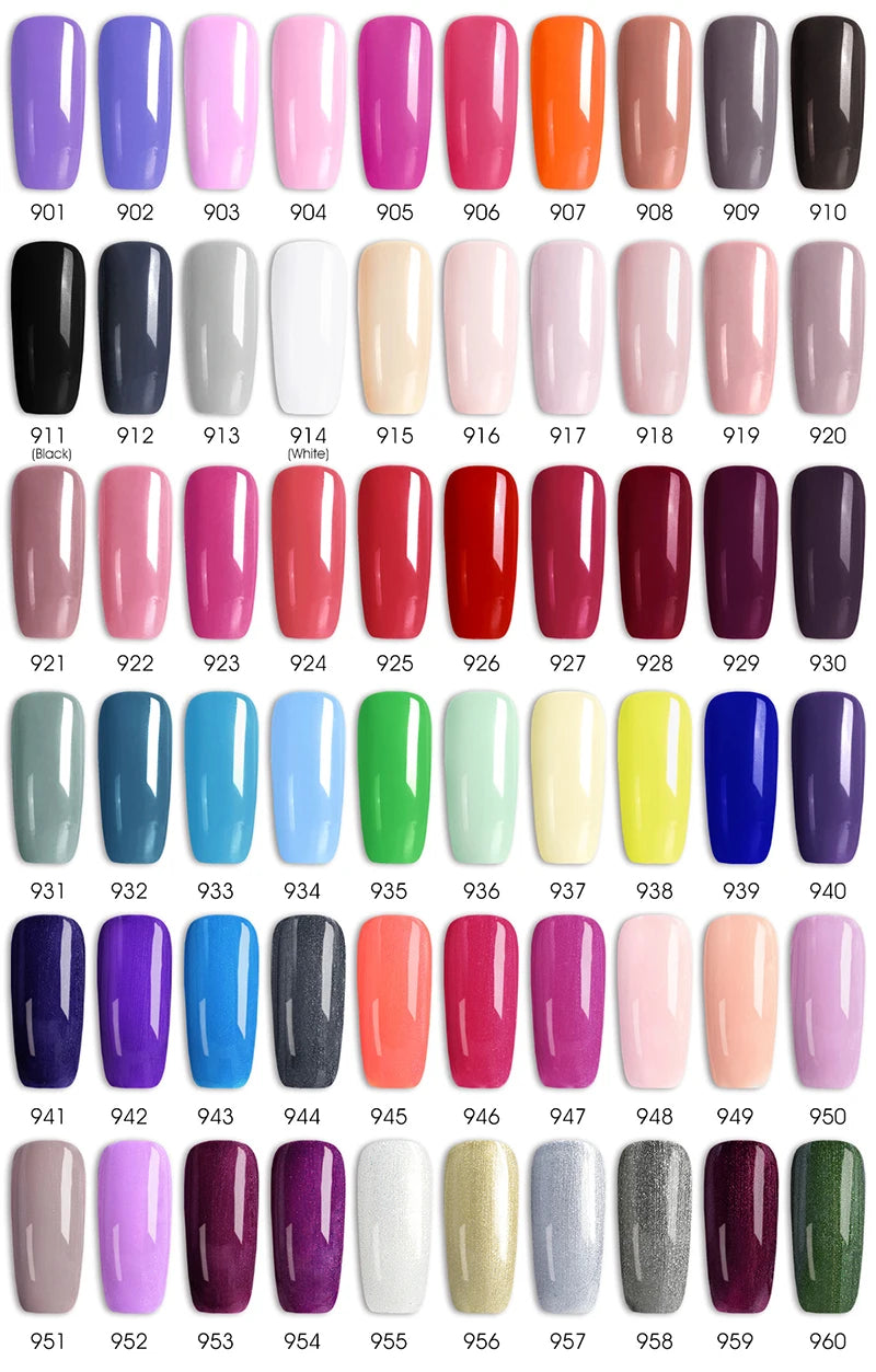 1Set VENALISA TPO FREE Whole Set Nail Gel Polish with Color Display For New Learner Nail Maincure Gel Varnish Branded Suitcase