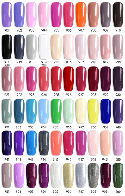 1Set VENALISA TPO FREE Whole Set Nail Gel Polish with Color Display For New Learner Nail Maincure Gel Varnish Branded Suitcase
