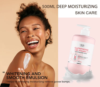 AILKE Whitening Skin Care Set, With Glutathion Vitamin C, Brighter Smoother Skin, Reduce Dark Spots, Clean Skin, Moisturizing