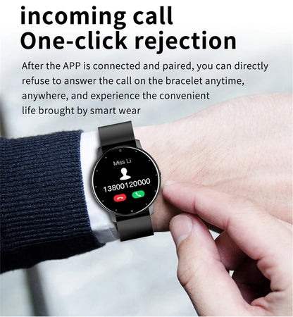 NEW Fashion Men Smart Watch Wireless Call Digital Fitness Tracker IP68 Waterproof Sport Smartwatch for Women Android Phones 2026