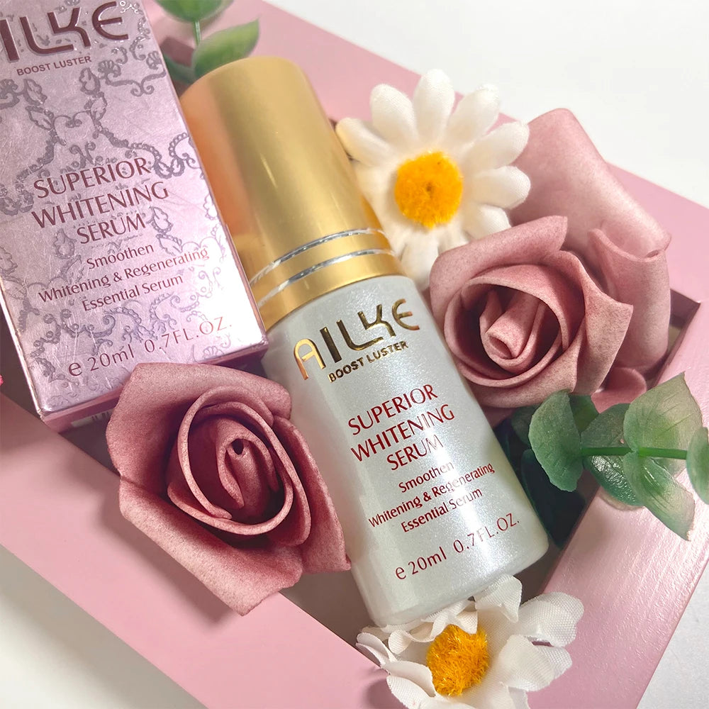 AILKE Whitening Skin Care Set, With Glutathion Vitamin C, Brighter Smoother Skin, Reduce Dark Spots, Clean Skin, Moisturizing