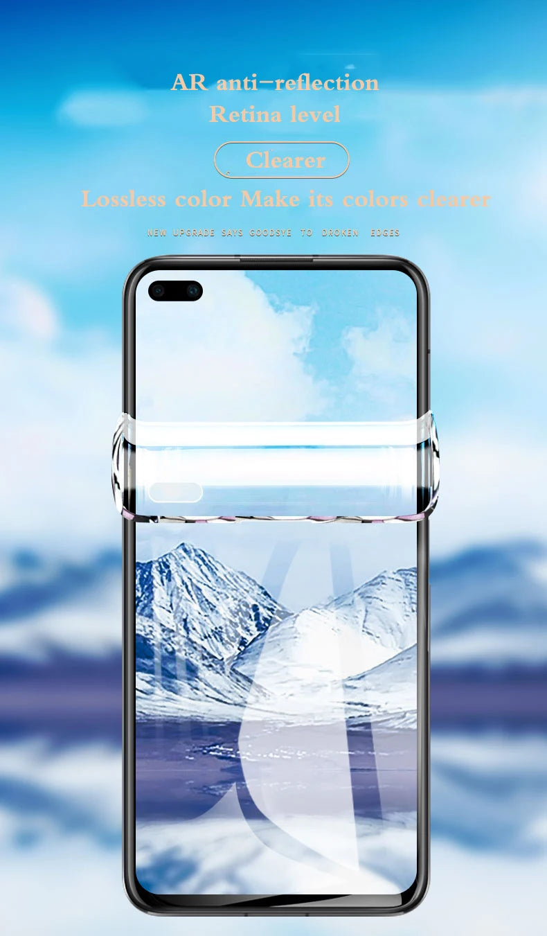 OnePlus12 Soft Screen Protector For OnePlus 8 10Pro Privacy Hydrogel Film OnePlus9Pro 1+ 11 Fingerprint Unlocking Works Normally