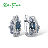 Colored Stone Earring & Ring Set — view 2
