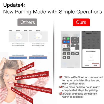 New WiFi Smart Curtain Switch Touch Design for Motorized Curtains and Roller Blinds work with Tuya Smart Life App Alexa Google