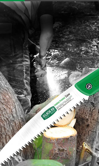 LAOA Pruner Secateurs Pruning SK5 Gardening Serra Outdoor Camping Saws Foldable Sharp Tooth DIY Woodworking Garden Saw