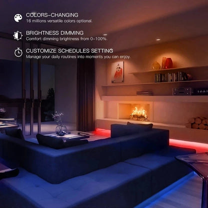 Global version Yeelight Aurora Smart Light Strip 1S RGB Colorful WiFi 2M To 10M 60 LED LightStrip For APP xiaomi mi home Homekit