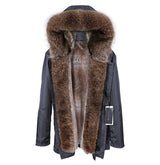 Fur-Trim Hooded Parka — product image