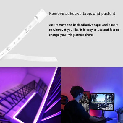 Global version Yeelight Aurora Smart Light Strip 1S RGB Colorful WiFi 2M To 10M 60 LED LightStrip For APP xiaomi mi home Homekit