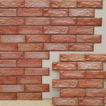 10Pcs 3D Wall Stickers PVC Self-adhesive Wallpapers for Kitchen Dining Living Room TV Background Home Decor Peel and Stick