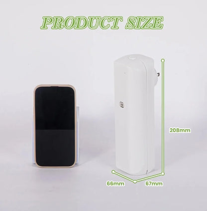 Plug in Wall Fragrance Diffuser Waterless Smart Flavoring Diffuser For Essential Oils Home Room Fragrance Scent Air Machine