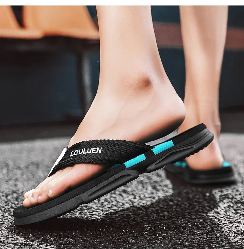 Summer Fashion Men Slippers Flip-Flops Outdoor Beach For Man Casual Breathable Antiskid Men's Sports Party Sneakers Shoes