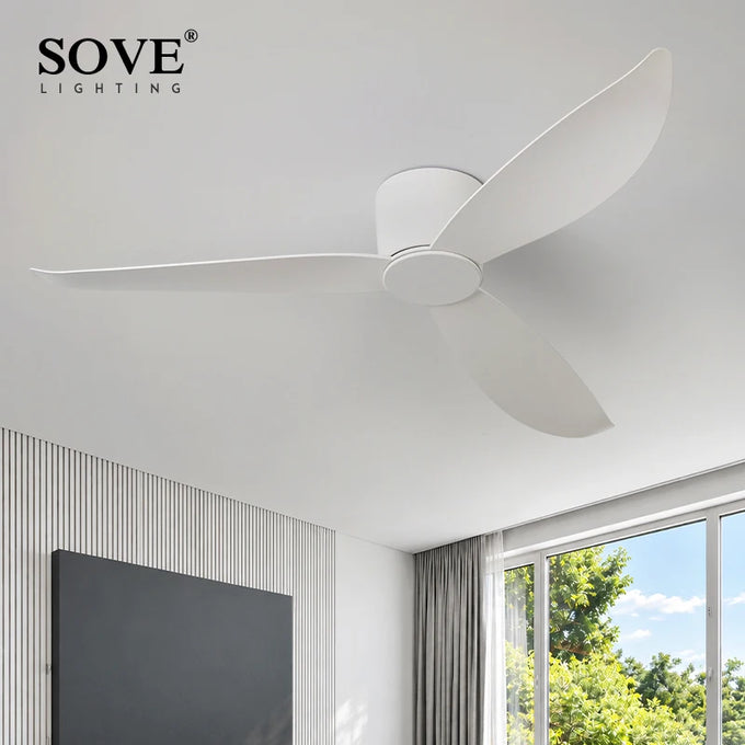 Remote-Control Ceiling Fan with Light — product image