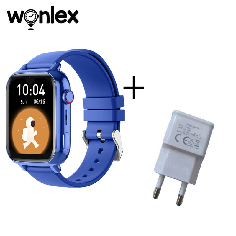 Wonlex KT34 Children's Smart Watch 4G WiFi Video Call Kids Watch GPS Tracker Google Store APP Download Kids SmartWatch WhatsApp