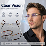 Begreat Rimless Square Reading Glasses — view 2