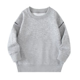 Kids' Plain Pullover Hoodie — view 3