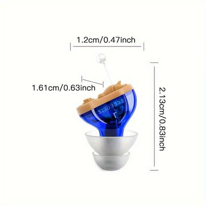 Sound Amplifier Invisible Hearing Aid A Mini And Portable Hearing Aid CIC in Deafness Machine For The Elderly Xmas Gift Christma