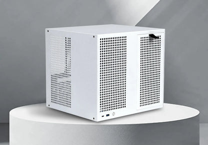 Sagittarius 8-bay NAS Computer Chassis with ATX Power Supply, MATX Motherboard, Full-height PCIE, 21.8L
