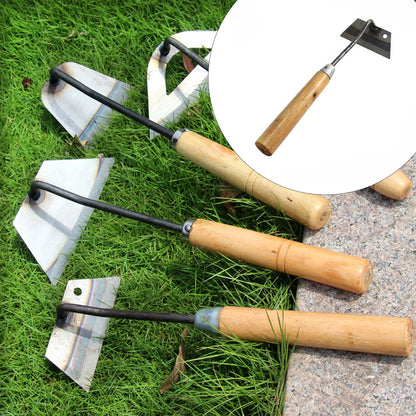 Multifunctional Small Hoe With  Handle, Household Flower Hoe, Gardening Hoe, Outdoor Agricultural Tool And Garden Tool.