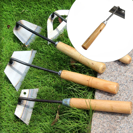 Multifunctional Small Hoe With  Handle, Household Flower Hoe, Gardening Hoe, Outdoor Agricultural Tool And Garden Tool.