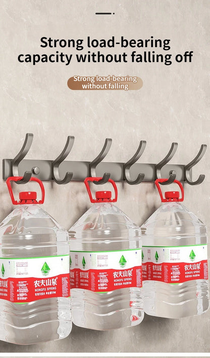 no drill Door Behind Hook Storage Wall Hanging Clothes Hanger Coat Hook Punch-free Bathroom Hanger Bedroom Organizer Storage Kit