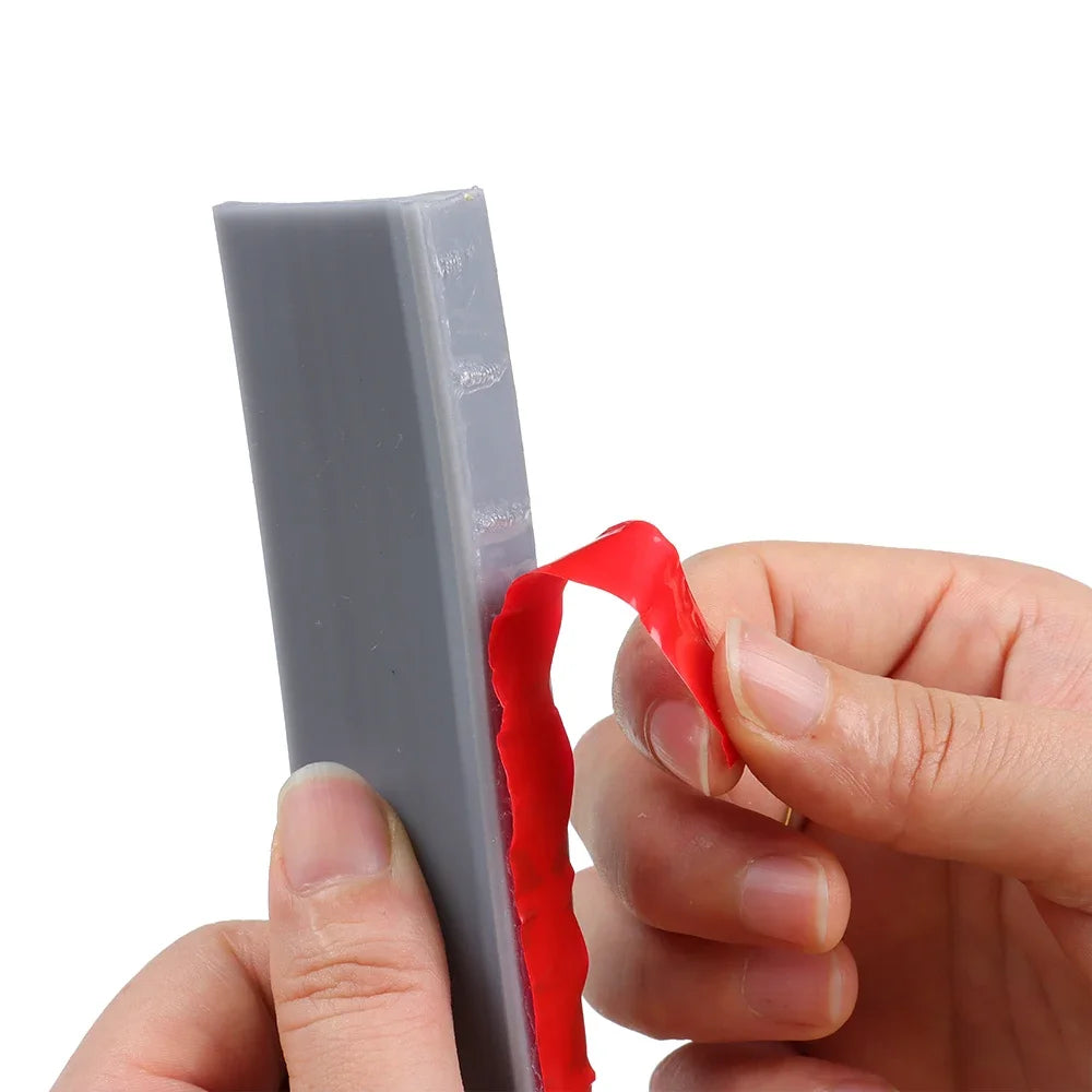 Silicone Water Stopper Self-Adhesive Bendable Flexible Water Retaining Strip Bathroom Door Dry Wet Separation Shower Dam Barrier