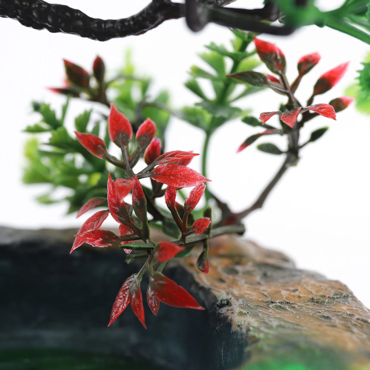 Indoor Room Fountain Waterfall Decor Desktop Fountain Decoration Water Feature with Colour Changing LED Lighting Zen Meditation