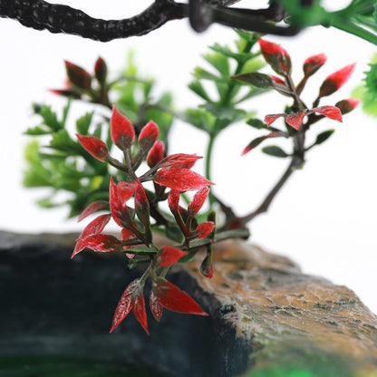 Indoor Room Fountain Waterfall Decor Desktop Fountain Decoration Water Feature with Colour Changing LED Lighting Zen Meditation