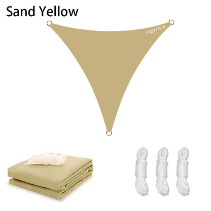 Triangle Sun Shade Sail Waterproof UV Block Outdoor Garden Patio Awning Canopy Triangle Sunshade Sail