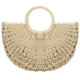 Woven Straw Top-Handle Tote — view 11