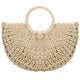 Woven Straw Top-Handle Tote — view 11