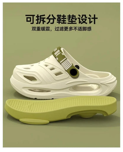 Bow foot supported EVA sports sandals suitable for men's summer indoor 2026 new cool slippers suitable for men's home decoration
