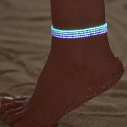 Summer New Daisy Flower Chain Anklets for Women Trendy Beach Starfish Shell Beads Anklet Bracelet On Leg Foot Chain Boho Jewelry