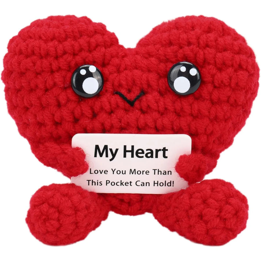 Crochet Heart Desk Ornament — product image
