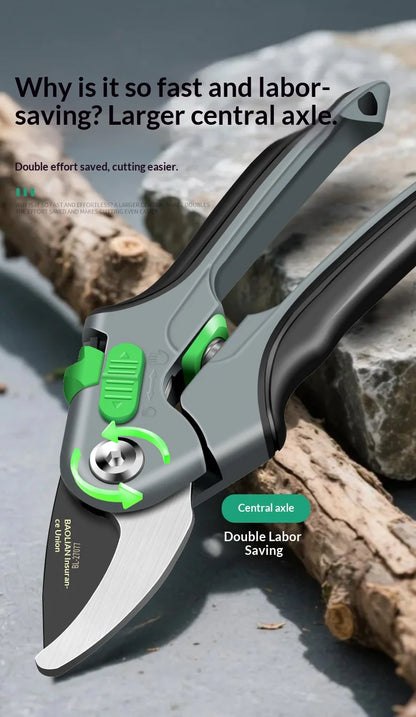 Plant Trim Pruner Cut Horticulture Secateur Shrub Garden Scissor Set Branch Shear Orchard Pruning Shears Tools