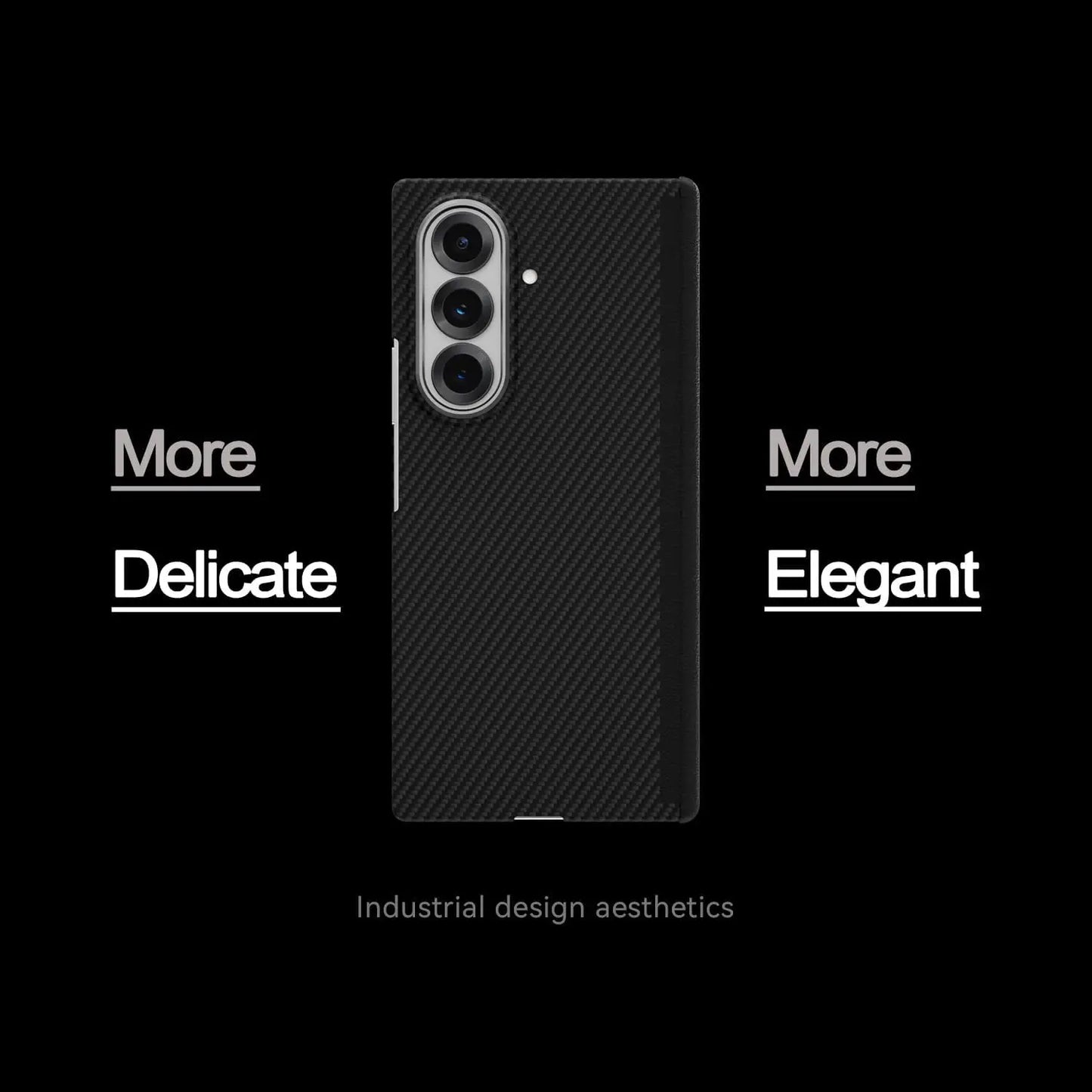 Magnetic for MagSafe Case for Samsung Galaxy Z Fold 7 W26 Aramid Carbon Fiber Cover Ultra-Thin Lightweight Armor for W26 Cover