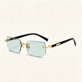 Rimless Gradient Sunglasses Set — view 6