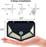 Solar Motion-Sensor Wall Light — view 2
