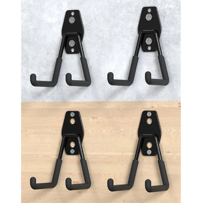 Heavy Duty Metal Hook Garage Organizer Steel Wall Mount Anti-slip Bicycle Hanger Hooks Ladders Bulky Items Storage Garden Tool