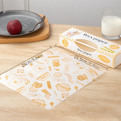Food Grade Baking Parchment Papers, for Valentine's Treats. 22x7cm, Greaseproof & Microwavable, Safe