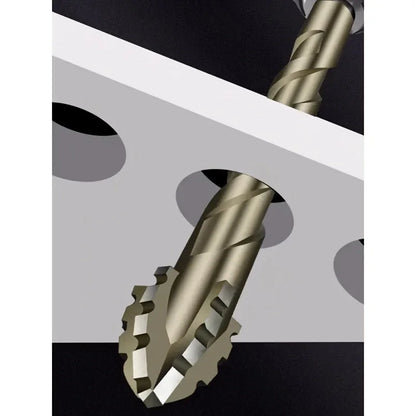 Upgraded four-edged sawtooth drill bit for tile drilling and concrete special electric drill ultra-high hardness drill bit