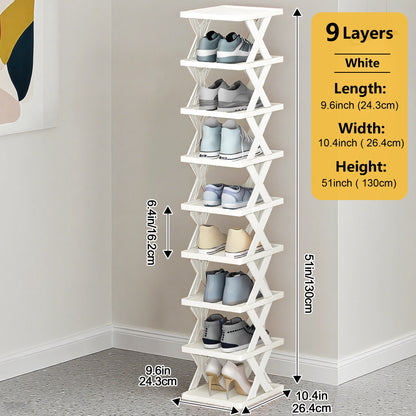 Shoe Rack Storage Organizer Detachable Shoe Racks Saves Family Household Rack Multi Layer Simple Shoes Shelf Color Cabinet