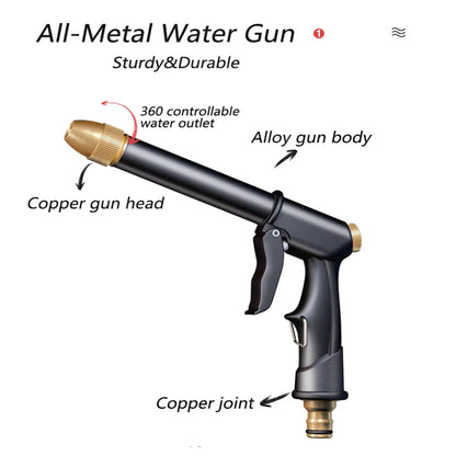 High Pressure Garden Water Hose Expandable Magic Flexible 2.5-30 Meters Sesame Granules Pipe Garden Farm Irrigation Car Wash Gun