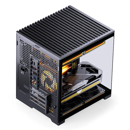 Jonsbo D34 MATX SeaviewRoom Chassis Support 280 Cold Row ATX Power Supply Type-C Digital Monitoring Screen Mini-ITX Desktop Case