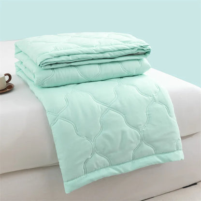 Washed cotton summer quilt skin-friendly grinding summer cool quilt printing student dormitory air conditioner quilt edredones colchas para niñas