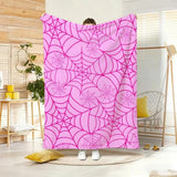 Spiderweb Flannel Throw Blanket — view 7