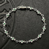 Cross-Flower Link Bracelet — view 14