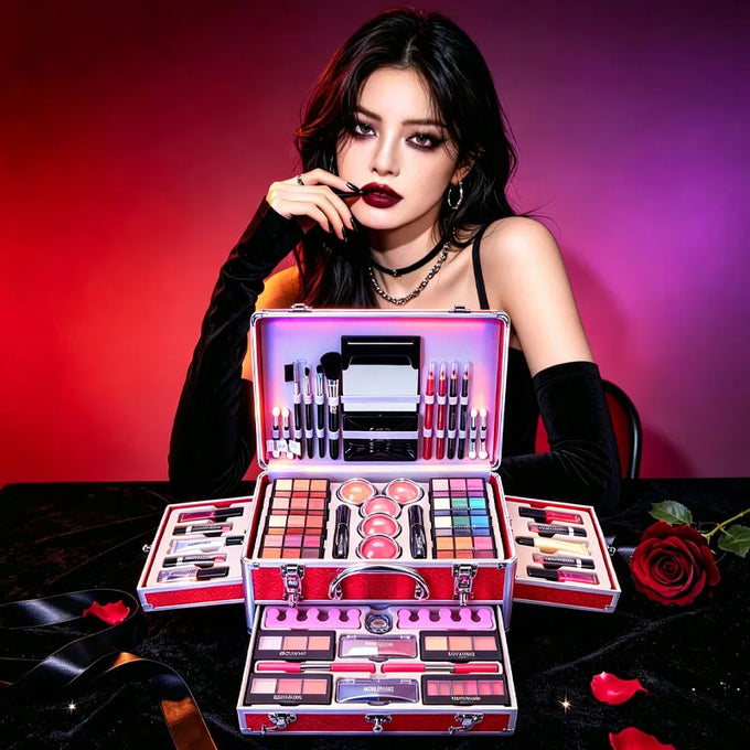 106-Color Makeup Gift Set with Mirror — product image