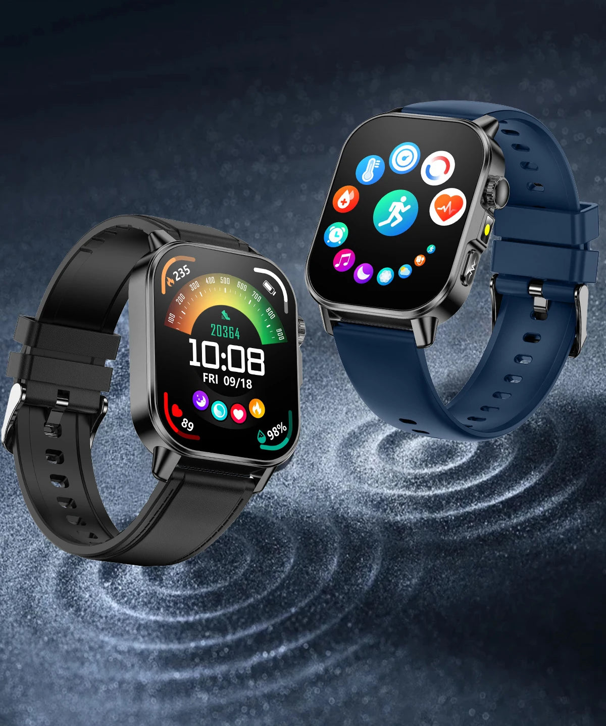 New Professional Health Watch Blood Pressure 2.01"AMOLED Screen Uric Acid Blood Lipids Flashlight Care Smart Watches for Women