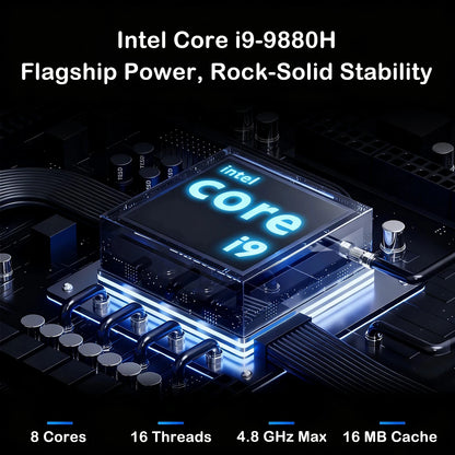 LENOU NEW 15.6" Laptop Intel Core i9-9900 32GB 2TB Windows 11 Gaming Computer PC Gamer office Ultra Slim Notebook 1920*1080 HD