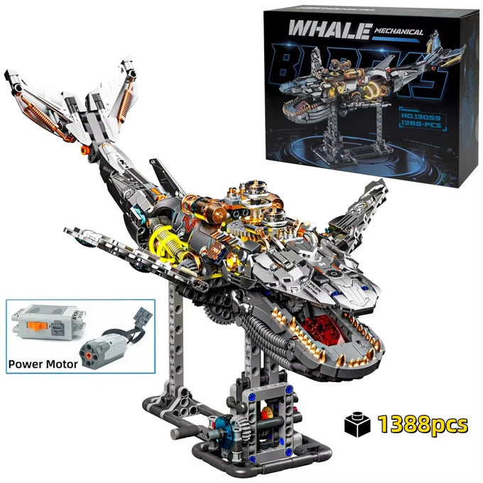 Mechanical Whale Building Set — product image